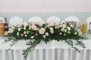 dekoracja stołu weselnego