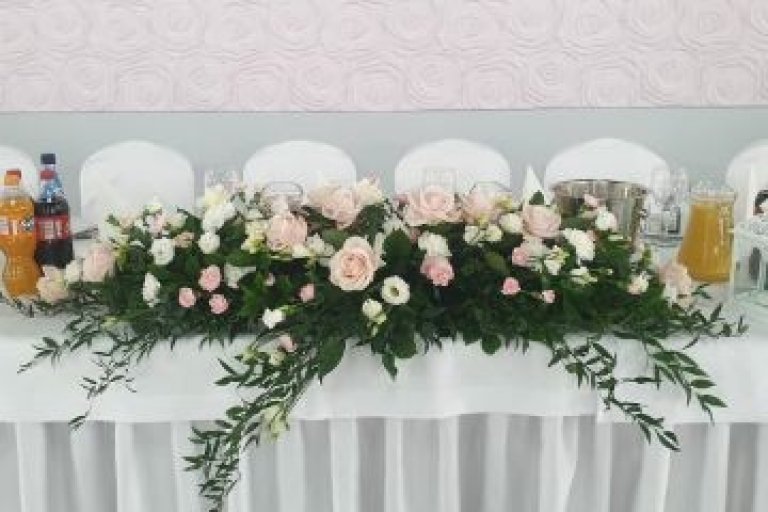 dekoracja weselna stołu